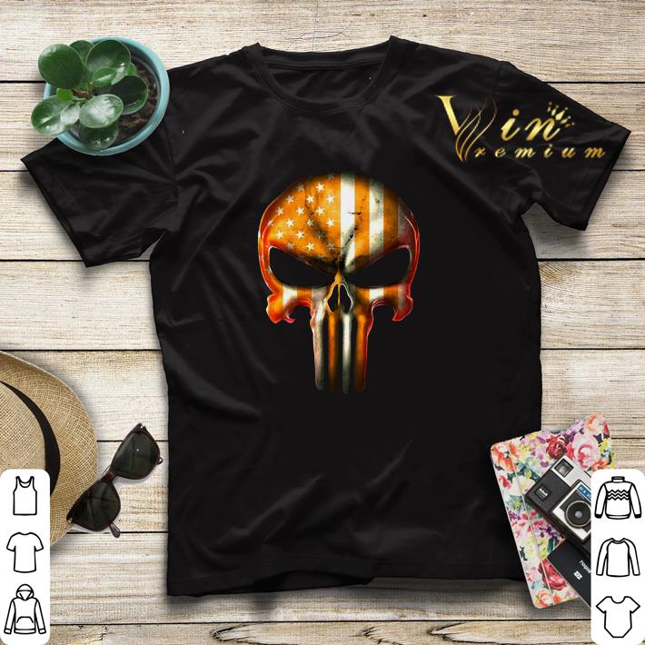 Punisher Tennessee Volunteers American Flag shirt sweater 4 - Punisher Tennessee Volunteers American Flag shirt sweater