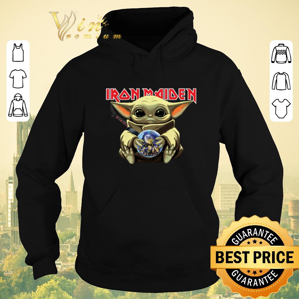 Top Baby Yoda hug Iron Maiden Star Wars Mandalorian The Child shirt sweater 4 - Top Baby Yoda hug Iron Maiden Star Wars Mandalorian The Child shirt sweater