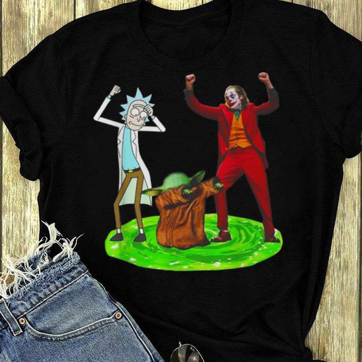 Top Rick Sanchez Baby Yoda And Joker Dance shirt 4 - Top Rick Sanchez Baby Yoda And Joker Dance shirt