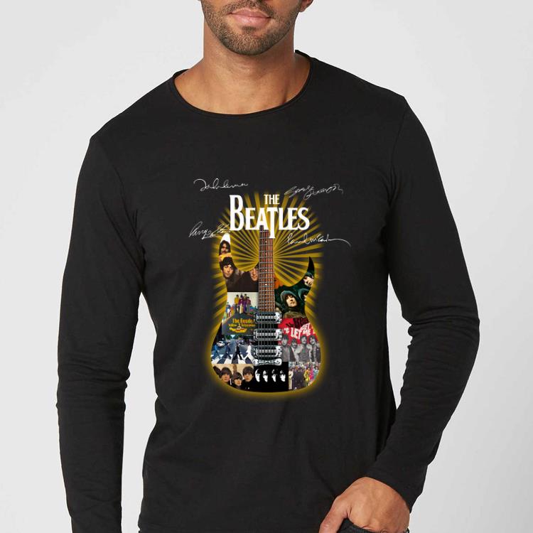 Top Signatures The Beatles Guitarist shirt 4 - Top Signatures The Beatles Guitarist shirt
