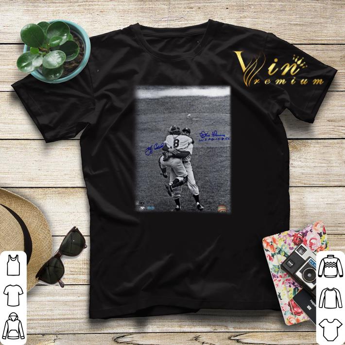 Yogi Berra Don Larsen Yankees 1956 World Series Perfect Game shirt sweater 4 - Yogi Berra & Don Larsen Yankees 1956 World Series Perfect Game shirt sweater