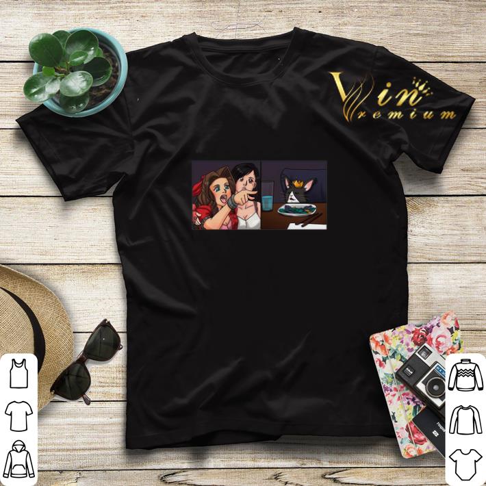 Aerith and Tifa Yelling at a Cait Sith Final Fantasy VII shirt sweater Aerith and Tifa Yelling at a Cait Sith Final Fantasy VII shirt sweater 4 - Aerith and Tifa Yelling at a Cait Sith Final Fantasy VII shirt sweater