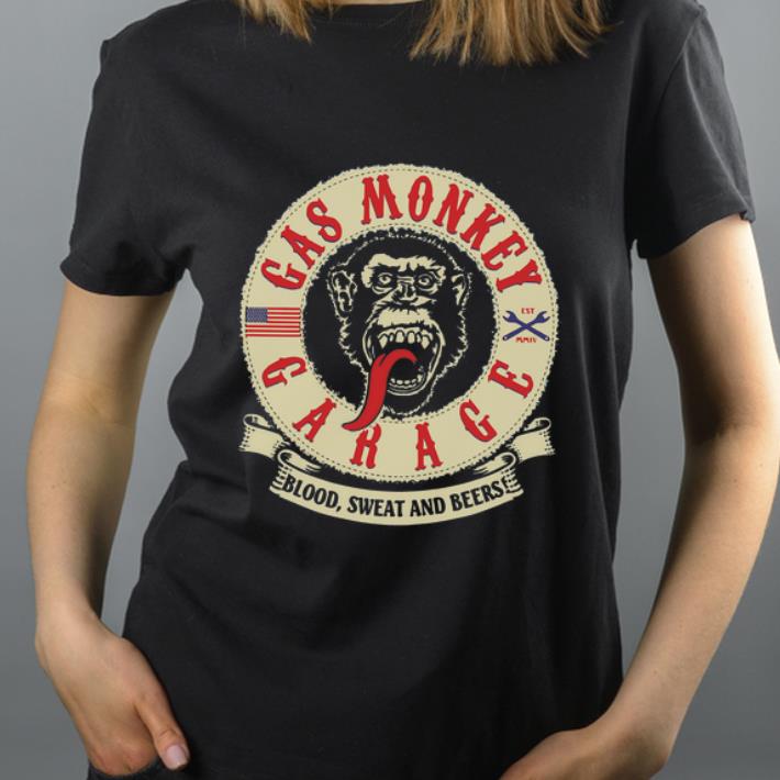Awesome Gas Monkey Garage Blood Sweat And Beers shirt 4 - Awesome Gas Monkey Garage Blood Sweat And Beers shirt