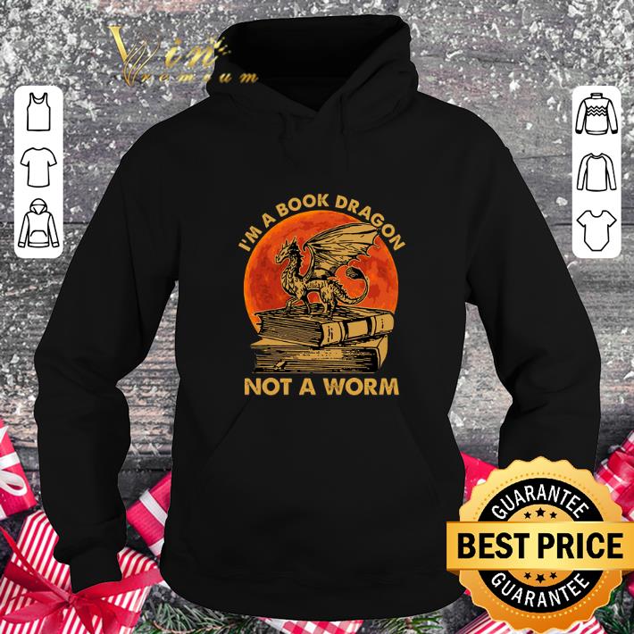 Awesome I m a book dragon not a worm sunset shirt 4 - Awesome I'm a book dragon not a worm sunset shirt