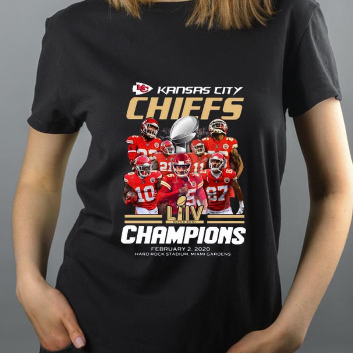 Awesome Kansas City Chiefs Champions February 2 2020 Signatures shirt 4 - Awesome Kansas City Chiefs Champions February 2 2020 Signatures shirt