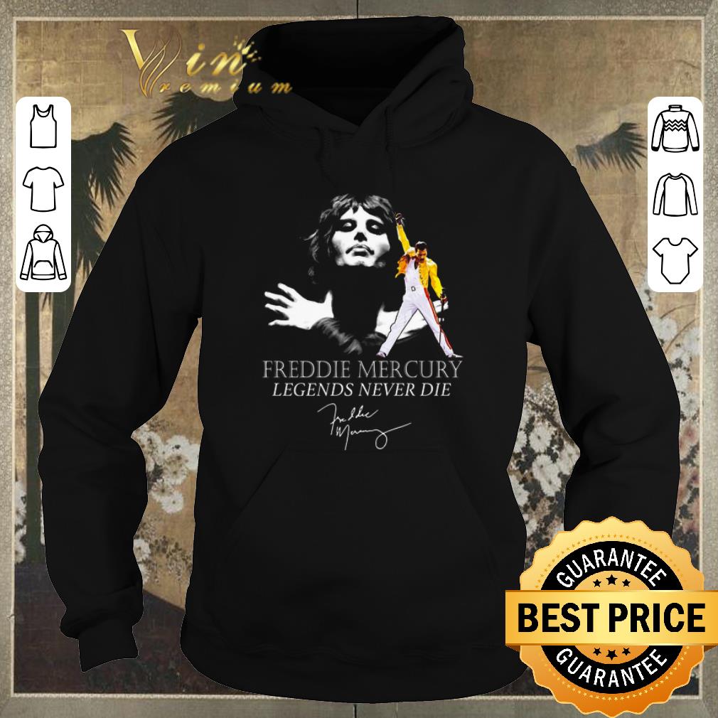 Awesome Queen Freddie Mercury Legends never die signature shirt sweater 4 - Awesome Queen Freddie Mercury Legends never die signature shirt sweater