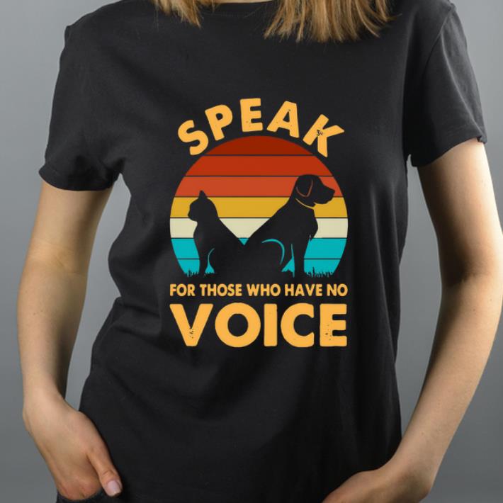 Awesome Speak for those who have no voice sunset shirt 4 - Awesome Speak for those who have no voice sunset shirt