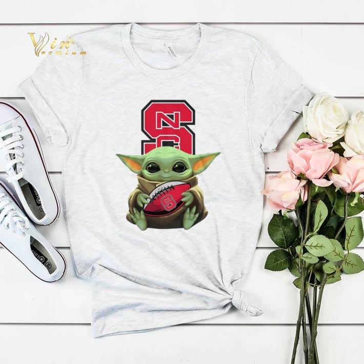 Baby Yoda Hug NC State Wolfpack Ball Logo Star Wars shirt sweater 4 - Baby Yoda Hug NC State Wolfpack Ball Logo Star Wars shirt sweater