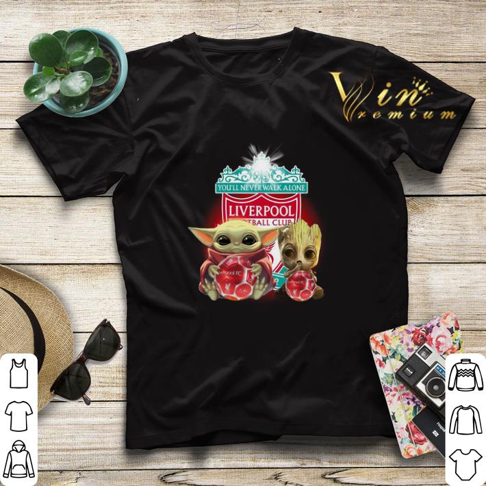 Baby Yoda and Baby Groot hug Liverpool You ll never walk alone shirt sweater 4 - Baby Yoda and Baby Groot hug Liverpool You’ll never walk alone shirt sweater