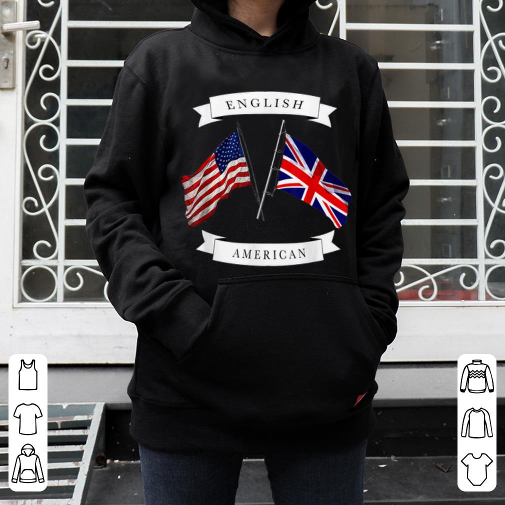 Beautiful English American Flag shirt 4 - Beautiful English American Flag shirt