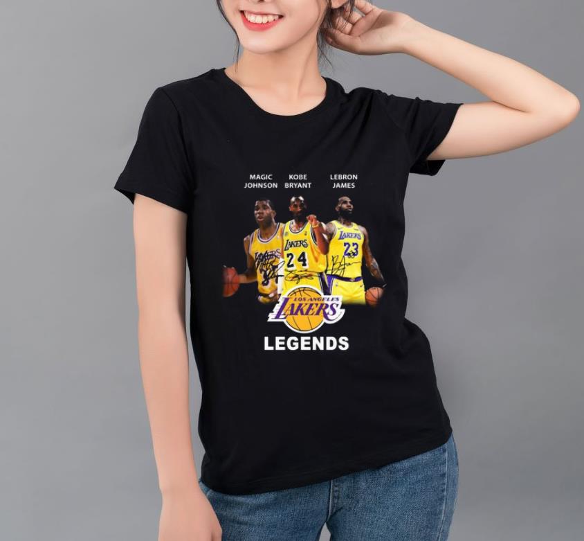 Beautiful Magic Johnson Kobe Bryant Lebron James Los Angeles Lakers legends shirt 4 - Beautiful Magic Johnson Kobe Bryant Lebron James Los Angeles Lakers legends shirt