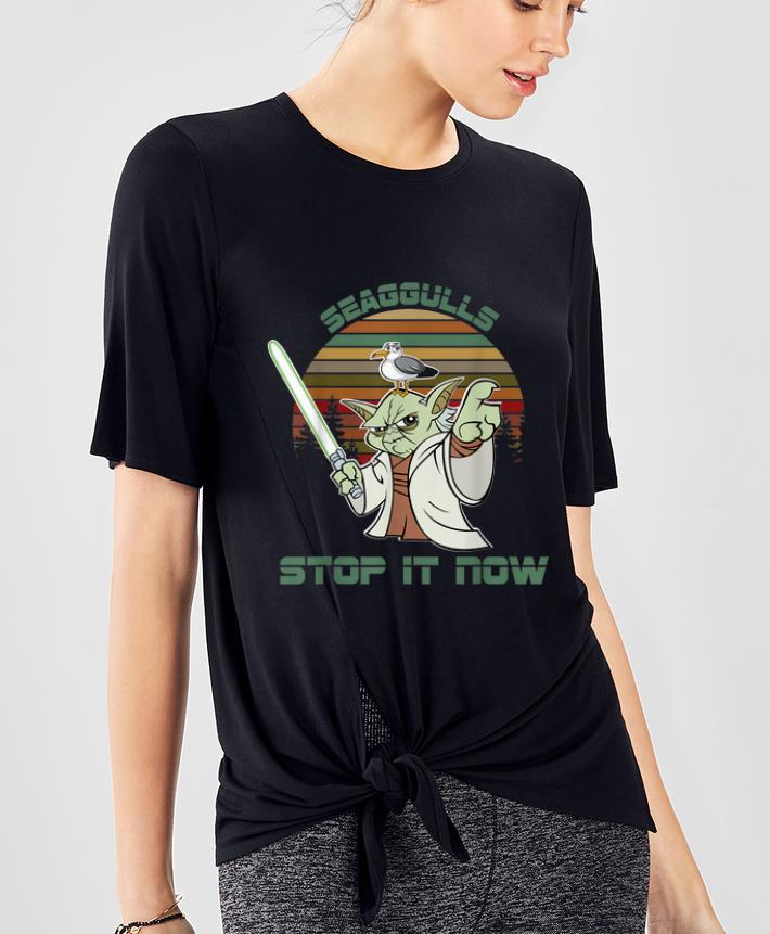 Beautiful Vintage Yoda Seagulls Stop It Now shirt 4 - Beautiful Vintage Yoda Seagulls Stop It Now shirt