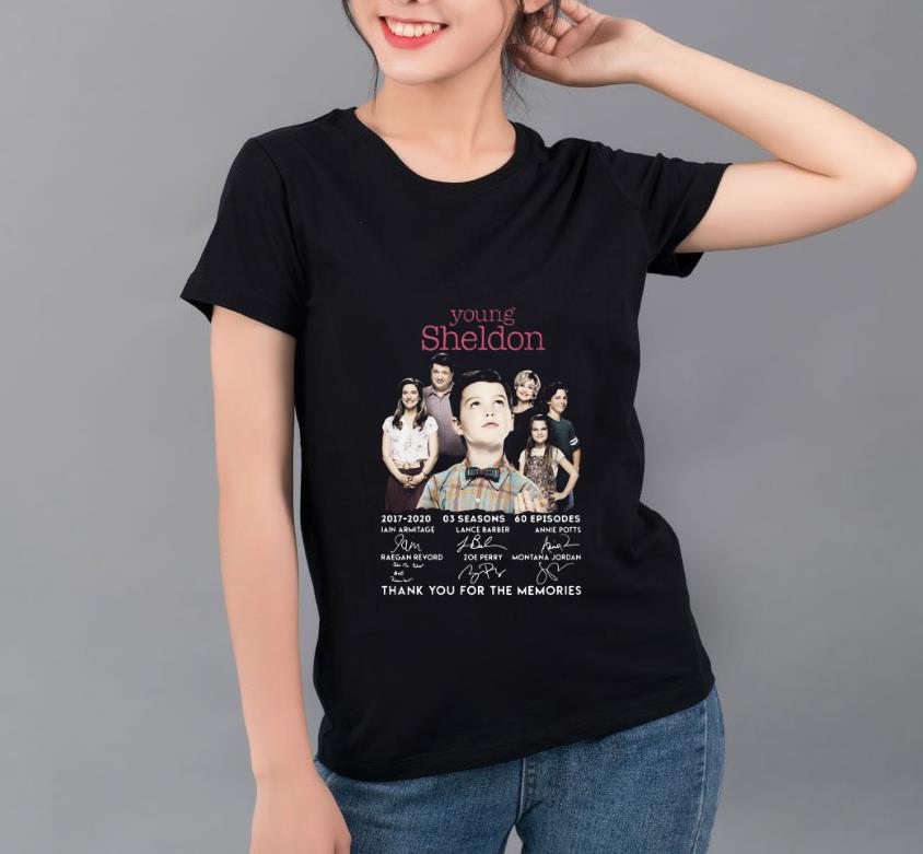 Beautiful Young Sheldon Thank You For The Memories Signature shirt 4 - Beautiful Young Sheldon Thank You For The Memories Signature shirt