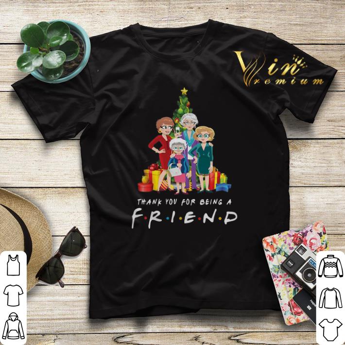 Christmas tree Golden Girl thank you for being a Friends TV Show shirt sweater 4 - Christmas tree Golden Girl thank you for being a Friends TV Show shirt sweater