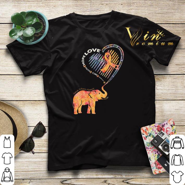 Elephant Multiple Sclerosis Awareness hope love never give up shirt sweater 4 - Elephant Multiple Sclerosis Awareness hope love never give up shirt sweater