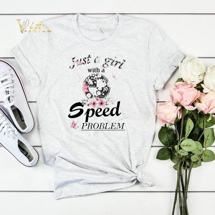 Flowers just a girl with a speed problem BMW logo shirt sweater 4 - Flowers just a girl with a speed problem BMW logo shirt sweater