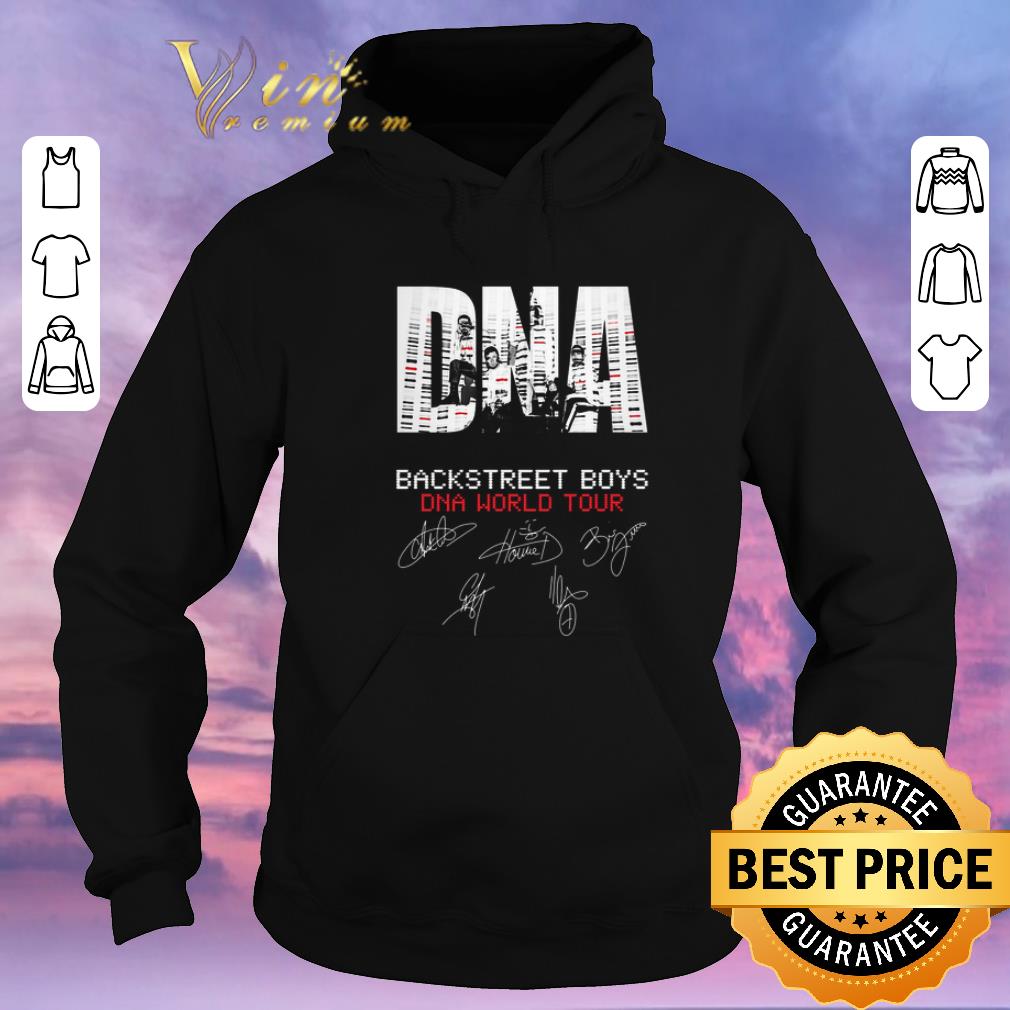 Funny DNA Backstreet Boys DNA World Tour signatures autographed shirt sweater Funny DNA Backstreet Boys DNA World Tour signatures autographed shirt sweater 4 - Funny DNA Backstreet Boys DNA World Tour signatures autographed shirt sweater