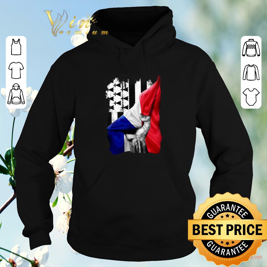 Funny Flag of Brittany and France flag shirt sweater Funny Flag of Brittany and France flag shirt sweater 4 - Funny Flag of Brittany and France flag shirt sweater