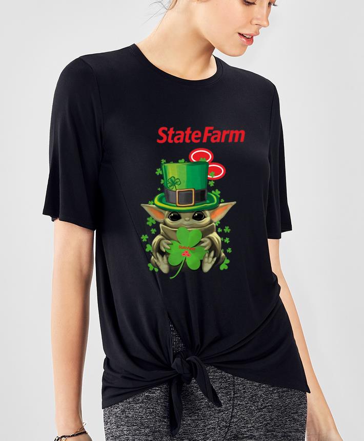 Great Baby Yoda State Farm Shamrock St. Patrick’s Day shirt Great Baby Yoda State Farm Shamrock St Patrick s Day shirt 4 - Great Baby Yoda State Farm Shamrock St. Patrick’s Day shirt