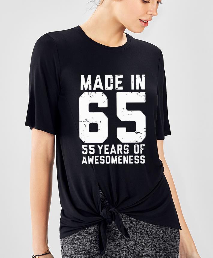 Great Made in 65 55 years of awesomeness shirt 4 - Great Made in 65 55 years of awesomeness shirt