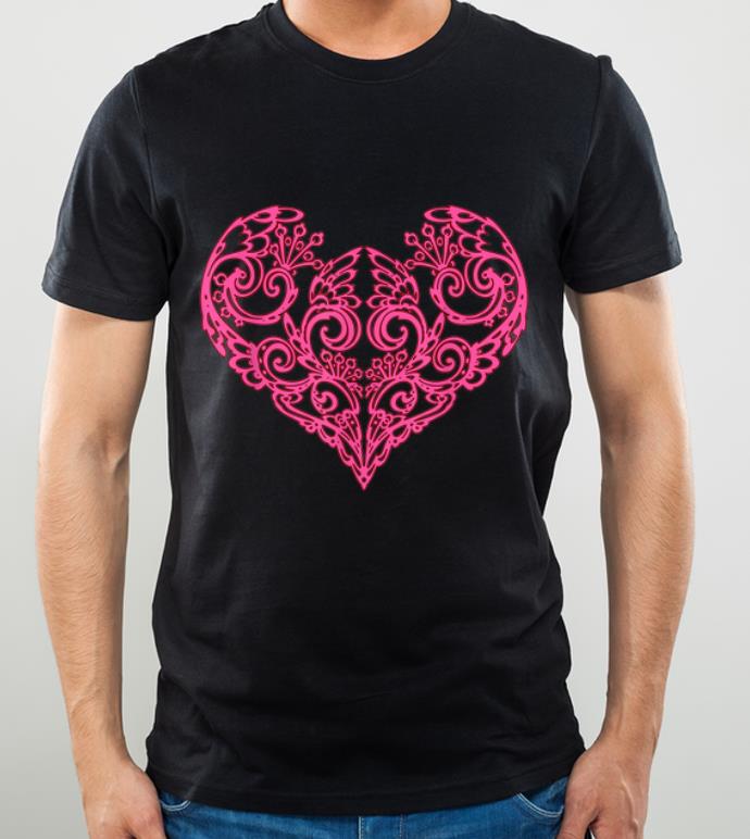 Great Pink Swirly Heart shirt 4 - Great Pink Swirly Heart shirt