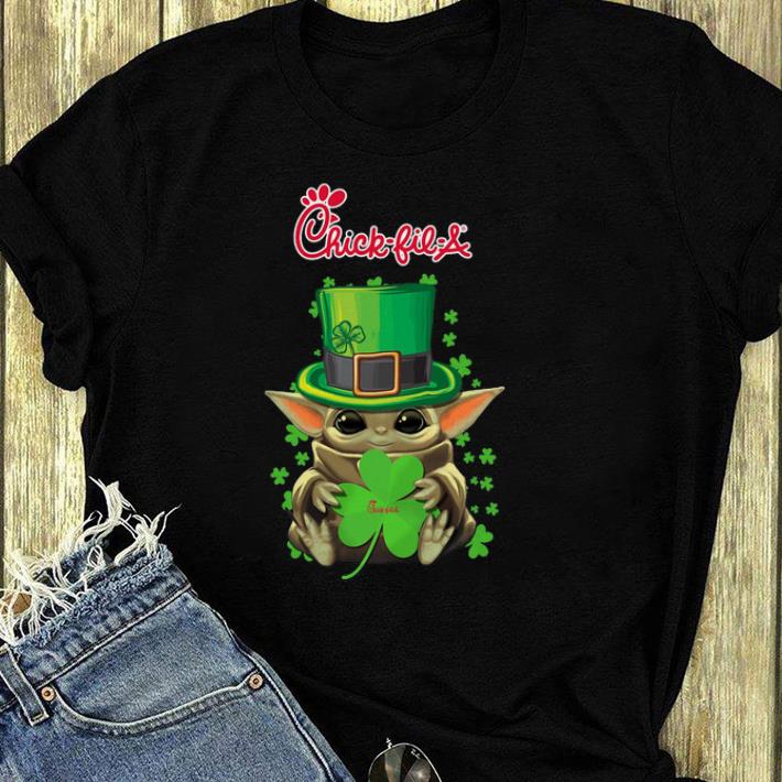 Hot Baby Yoda Chick Fil A Shamrock St Patrick s Day shirt 4 - Hot Baby Yoda Chick-Fil-A Shamrock St.Patrick’s Day shirt