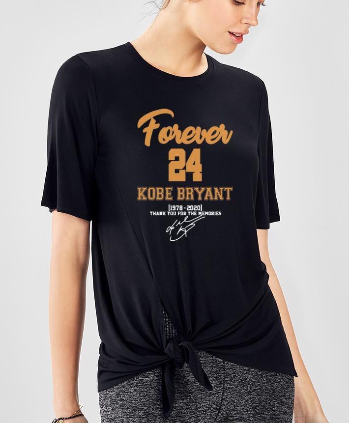 Hot Forever 24 Kobe Bryant Thank You For Memories Signature shirt 4 - Hot Forever 24 Kobe Bryant Thank You For Memories Signature shirt