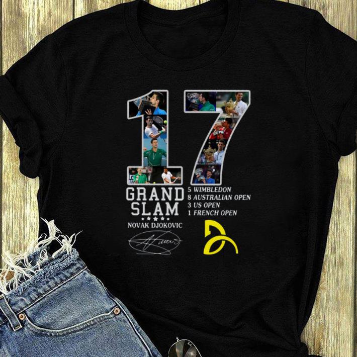Hot Novak Djokovic 17 Grand Slam Signatures shirt 4 - Hot Novak Djokovic 17 Grand Slam Signatures shirt