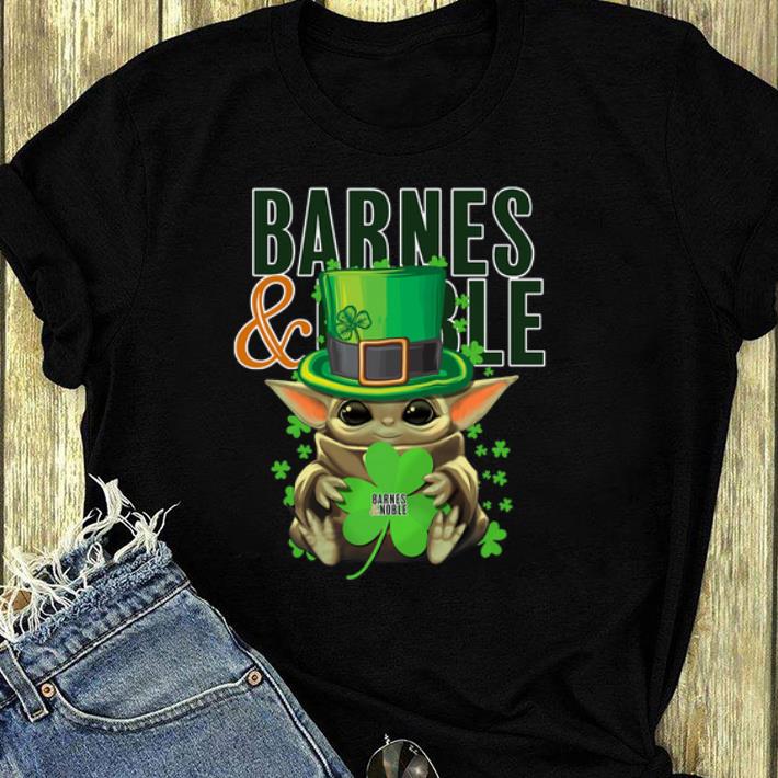 Hot Star Wars Baby Yoda Barnes And Noble Shamrock St Patrick s Day shirt 4 - Hot Star Wars Baby Yoda Barnes And Noble Shamrock St.Patrick’s Day shirt