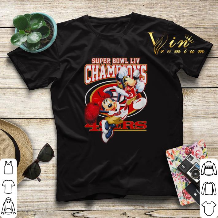 Mickey Minnie Mouse Super Bowl LIV Champions San Francisco 49ers shirt sweater Mickey Minnie Mouse Super Bowl LIV Champions San Francisco 49ers shirt sweater 4 - Mickey Minnie Mouse Super Bowl LIV Champions San Francisco 49ers shirt sweater