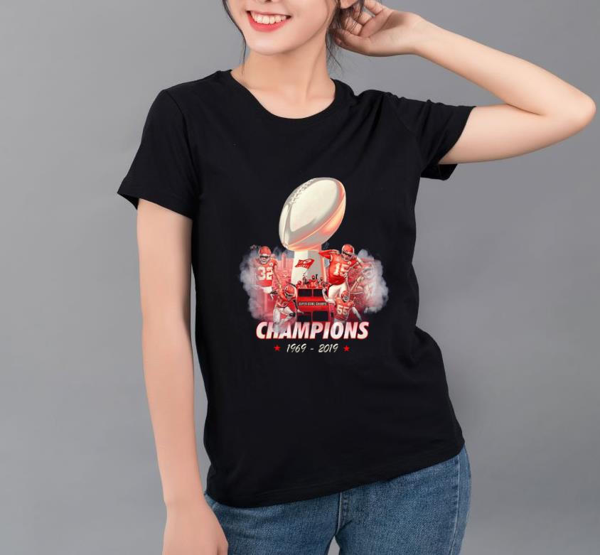 Nice 50 Years Kansas City Chiefs Champions 1969 2019 shirt 4 - Nice 50 Years Kansas City Chiefs Champions 1969 – 2019 shirt