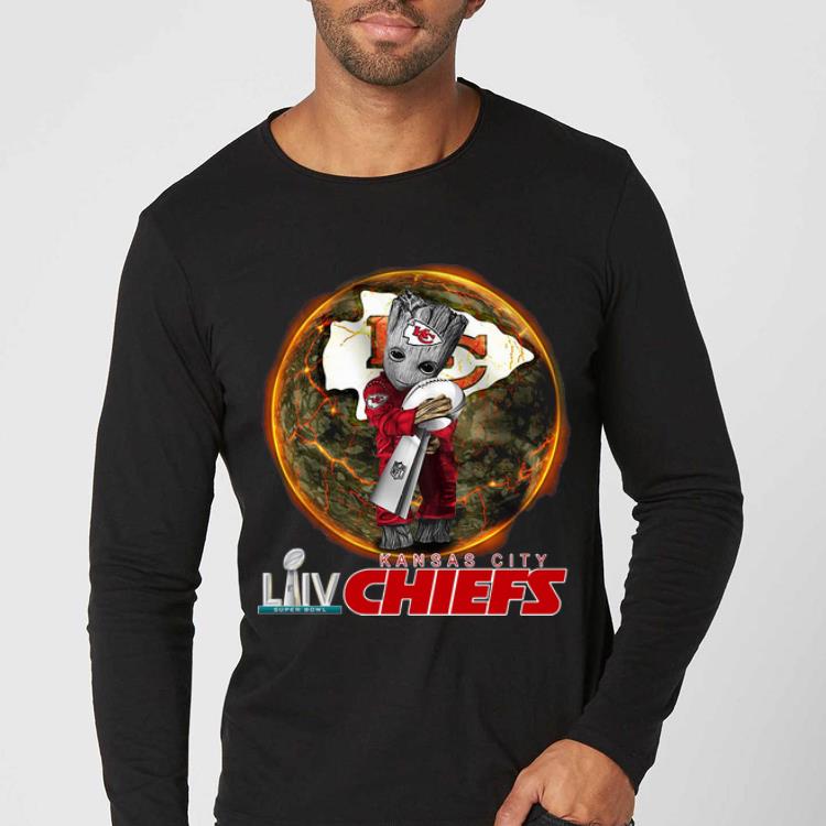 Nice Baby Groot Hug Super Bowl Champs Cup LIV Kansas City Chiefs shirt 4 - Nice Baby Groot Hug Super Bowl Champs Cup LIV Kansas City Chiefs shirt