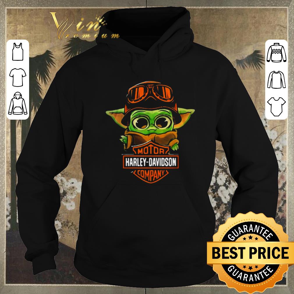 Nice Baby Yoda Biker Motor Harley Davidson Company shirt sweater 4 - Nice Baby Yoda Biker Motor Harley Davidson Company shirt sweater