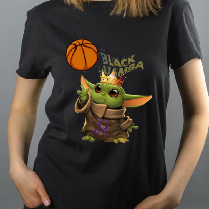 Nice Baby Yoda Kobe Bryant 24 Black Mamba shirt 4 - Nice Baby Yoda Kobe Bryant 24 Black Mamba shirt