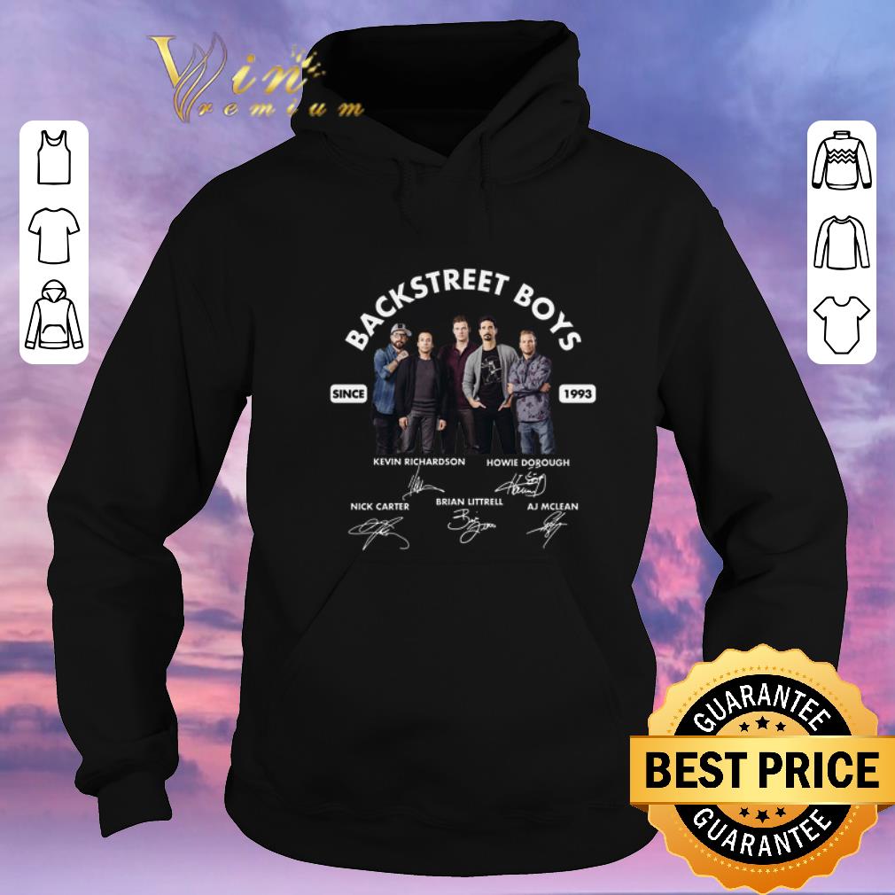 Nice Backstreet Boys since 1993 DNA World Tour signatures shirt sweater 4 - Nice Backstreet Boys since 1993 DNA World Tour signatures shirt sweater