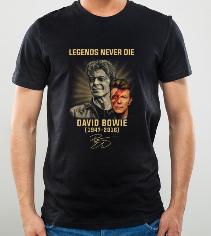 Nice Legends Never Die David Bowie 1974 2016 Signatures shirt 4 - Nice Legends Never Die David Bowie 1974 – 2016 Signatures shirt