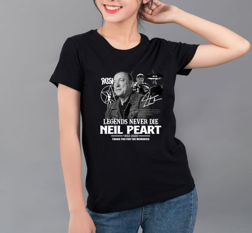 Nice Rush signed legends never die Neil Peart 1952 220 thank memories shirt 4 - Nice Rush signed legends never die Neil Peart 1952 220 thank memories shirt