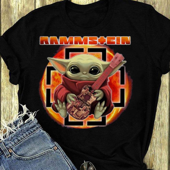 Nice Star Wars Baby Yoda Hug Guitar Rammstein shirt 4 - Nice Star Wars Baby Yoda Hug Guitar Rammstein shirt