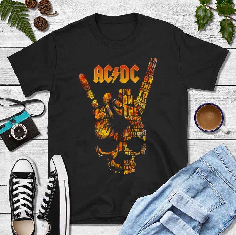 Official ACDC Rock Band I m on the highway to hell shirt 4 - Official ACDC Rock Band I'm on the highway to hell shirt