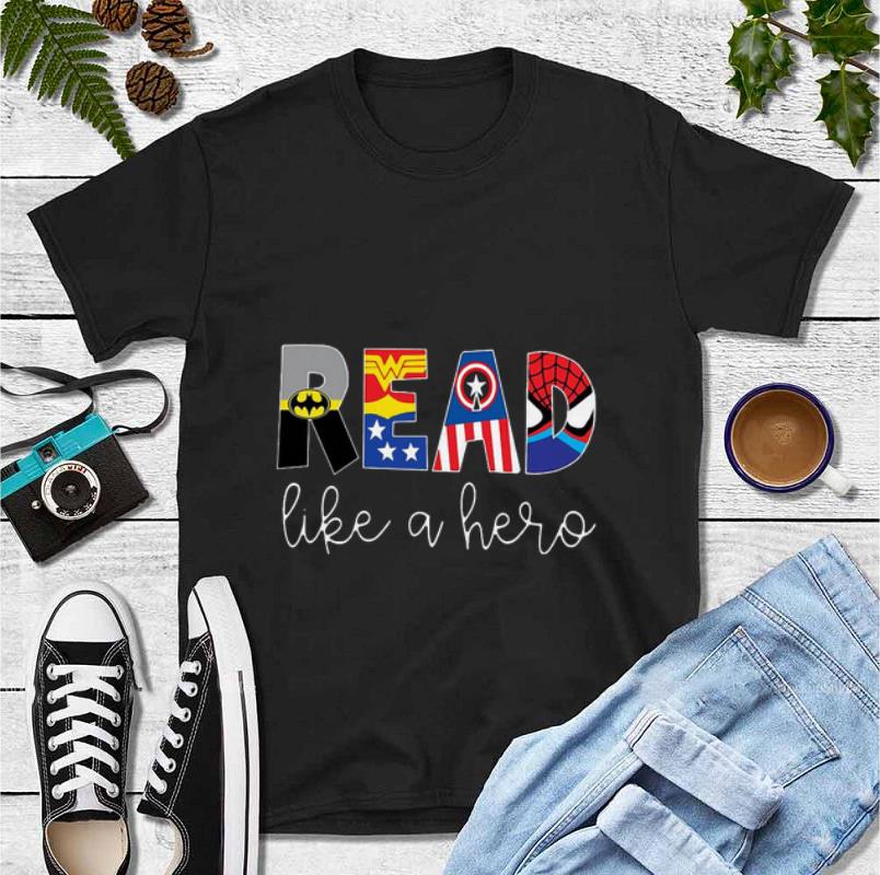 Official Avenger Read Like A Hero shirt 4 - Official Avenger Read Like A Hero shirt