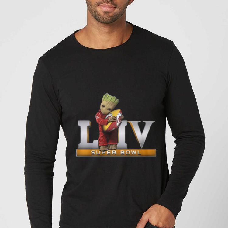 Official Baby Groot Hug LIV Super Bowl shirt 4 - Official Baby Groot Hug LIV Super Bowl shirt