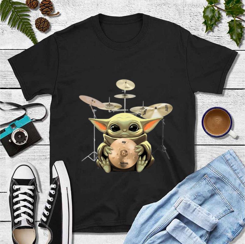 Official Baby Yoda Hug Drum shirt 4 - Official Baby Yoda Hug Drum shirt