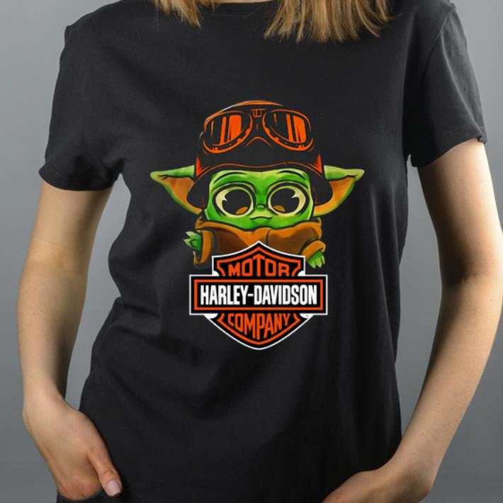 Official Baby Yoda Motor Harley Davidson Company shirt 4 - Official Baby Yoda Motor Harley Davidson Company shirt