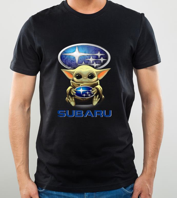 Official Baby Yoda hug Subaru shirt 4 - Official Baby Yoda hug Subaru shirt