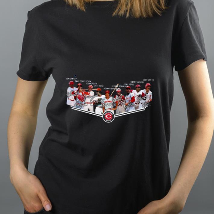 Official Cincinnati Reds Legends signature shirt 4 - Official Cincinnati Reds Legends signature shirt