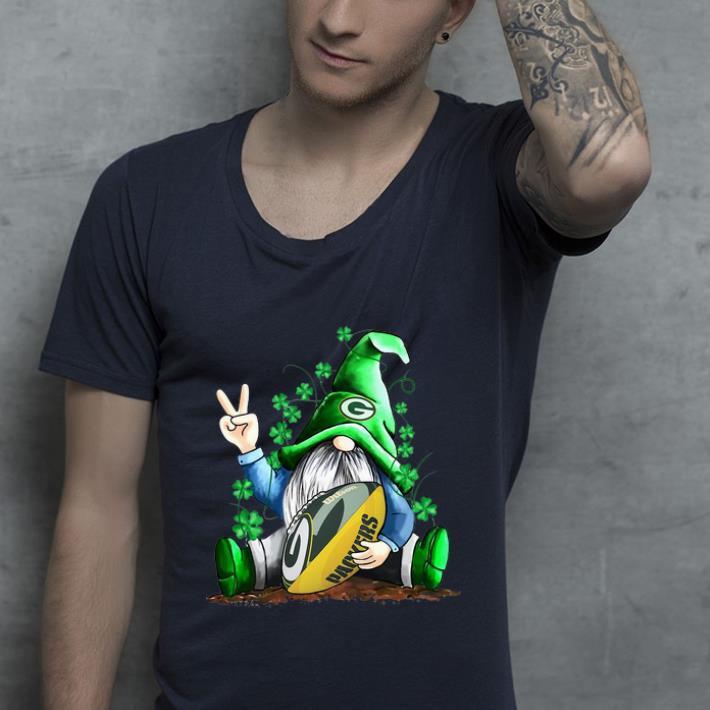 Official Gnomes Hug Green Bay Packers Shamrock St Patrick s Day shirt 4 - Official Gnomes Hug Green Bay Packers Shamrock St. Patrick’s Day shirt