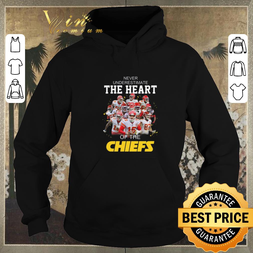 Official Never Underestimate The Heart Of The Kansas City Chiefs shirt sweater 4 - Official Never Underestimate The Heart Of The Kansas City Chiefs shirt sweater