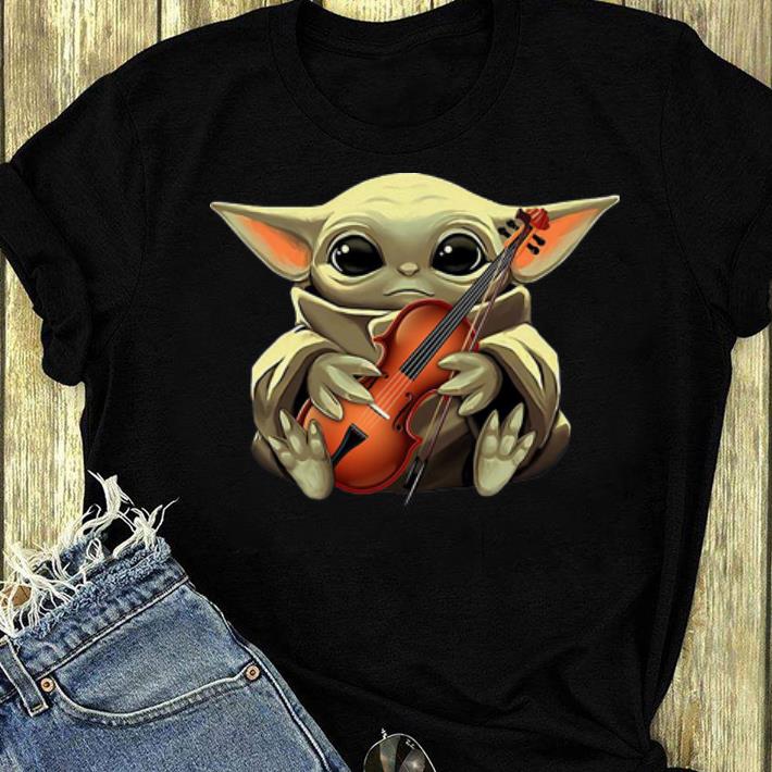 Official Star Wars Baby Yoda Hug Violin shirt 4 - Official Star Wars Baby Yoda Hug Violin shirt