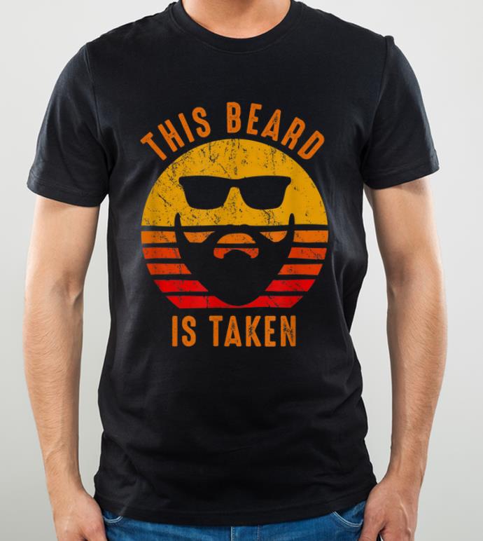 Official This Beard Is Taken Sunset Vintage shirt 4 1 - Official This Beard Is Taken Sunset Vintage shirt