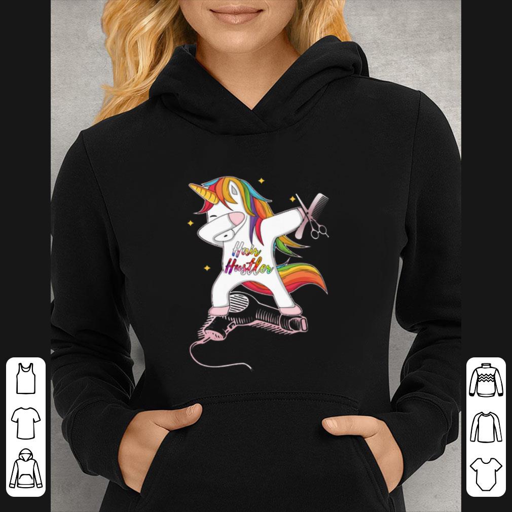 Official Unicorn Dabbing Hair Hustler shirt 4 - Official Unicorn Dabbing Hair Hustler shirt